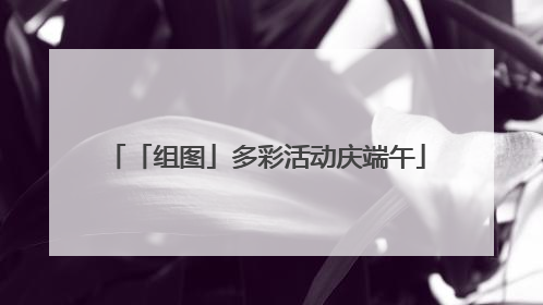 「组图」多彩活动庆端午
