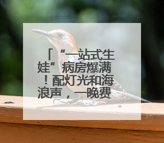“一站式生娃”病房爆满！配灯光和海浪声，一晚费用8000元仍一床难求