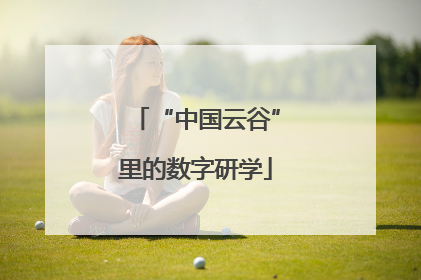 “中国云谷”里的数字研学