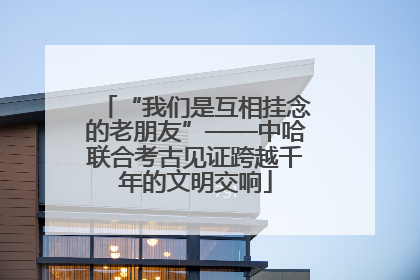 “我们是互相挂念的老朋友”——中哈联合考古见证跨越千年的文明交响