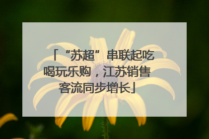“苏超”串联起吃喝玩乐购，江苏销售客流同步增长