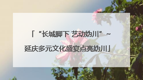 “长城脚下 艺动妫川”~延庆多元文化盛宴点亮妫川