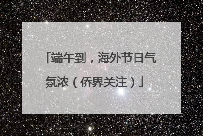 端午到，海外节日气氛浓（侨界关注）