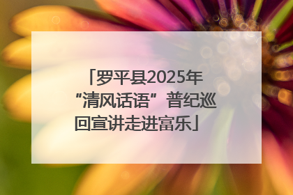 罗平县2025年“清风话语”普纪巡回宣讲走进富乐