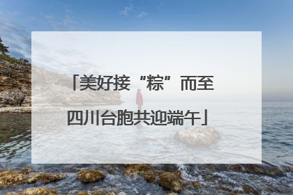 美好接“粽”而至 四川台胞共迎端午