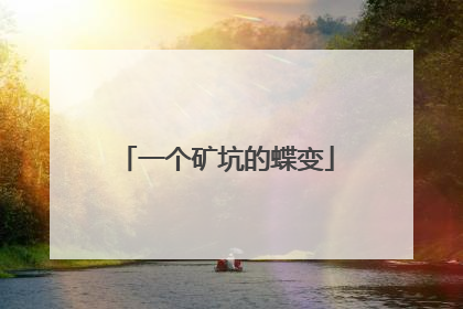 一个矿坑的蝶变
