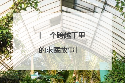 一个跨越千里的求医故事
