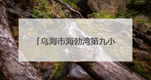 乌海市海勃湾第九小学创新模式有特色
