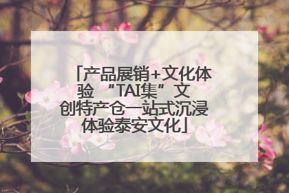 产品展销+文化体验 “TAI集”文创特产仓一站式沉浸体验泰安文化