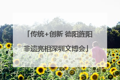 传统+创新 德阳旌阳非遗亮相深圳文博会