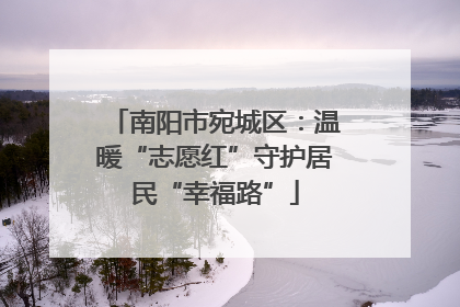 南阳市宛城区：温暖“志愿红”守护居民“幸福路”