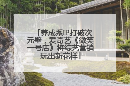 养成系IP打破次元壁，爱奇艺《微笑一号店》将综艺营销玩出新花样