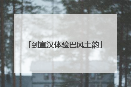 到宣汉体验巴风土韵