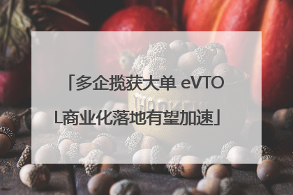 多企揽获大单 eVTOL商业化落地有望加速