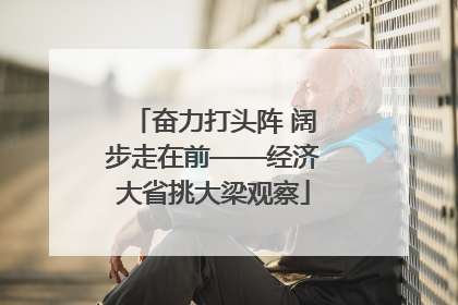 奋力打头阵 阔步走在前——经济大省挑大梁观察