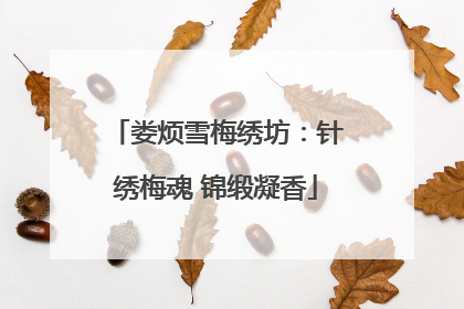 娄烦雪梅绣坊：针绣梅魂 锦缎凝香