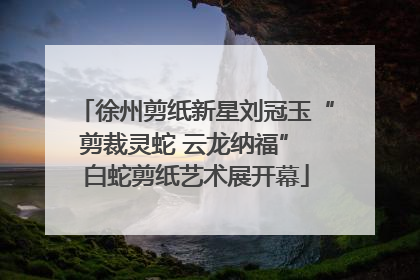 徐州剪纸新星刘冠玉“剪裁灵蛇 云龙纳福” 白蛇剪纸艺术展开幕