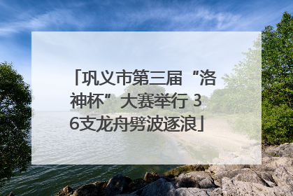 巩义市第三届“洛神杯”大赛举行 36支龙舟劈波逐浪