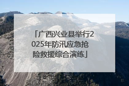 广西兴业县举行2025年防汛应急抢险救援综合演练