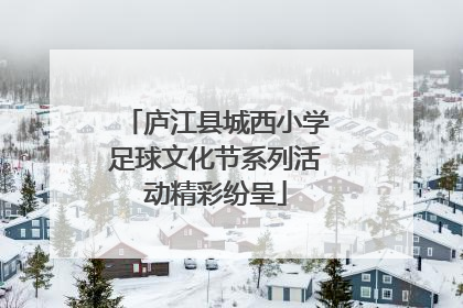 庐江县城西小学足球文化节系列活动精彩纷呈