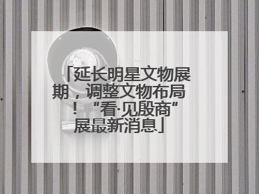 延长明星文物展期，调整文物布局！“看·见殷商”展最新消息
