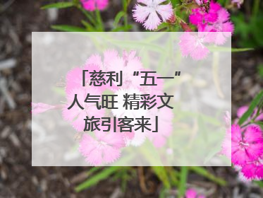 慈利“五一”人气旺 精彩文旅引客来