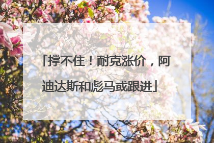 撑不住！耐克涨价，阿迪达斯和彪马或跟进