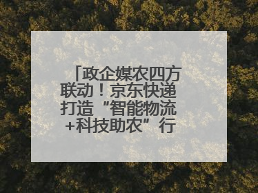 政企媒农四方联动！京东快递打造“智能物流+科技助农”行业直播新标杆