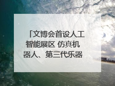 文博会首设人工智能展区 仿真机器人、第三代乐器成为人气王｜文博向“新”