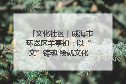 文化社区｜威海市环翠区羊亭镇：以“文”铸魂 绘就文化社区新画卷