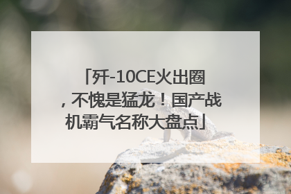 歼-10CE火出圈，不愧是猛龙！国产战机霸气名称大盘点