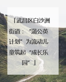武昌区白沙洲街道：“蒲公英计划”为流动儿童筑起“成长乐园”