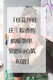 桂花坪桂庄：粽香传情暖邻里 党群同心筑和谐