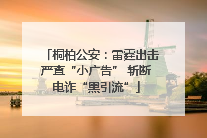 桐柏公安：雷霆出击严查“小广告” 斩断电诈“黑引流”