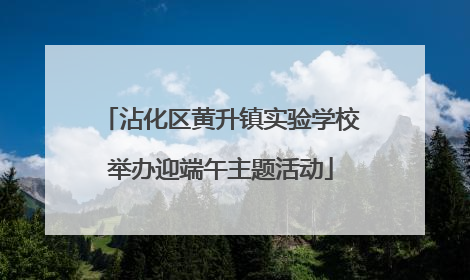 沾化区黄升镇实验学校举办迎端午主题活动