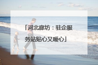 河北廊坊：驻企服务站贴心又暖心