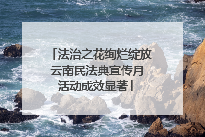 法治之花绚烂绽放 云南民法典宣传月活动成效显著
