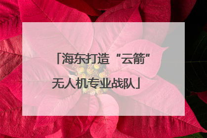 海东打造“云箭”无人机专业战队
