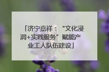 济宁嘉祥：“文化浸润+实践服务”赋能产业工人队伍建设