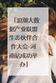 浪潮大数据产业联盟生态伙伴合作大会-河南站成功举办
