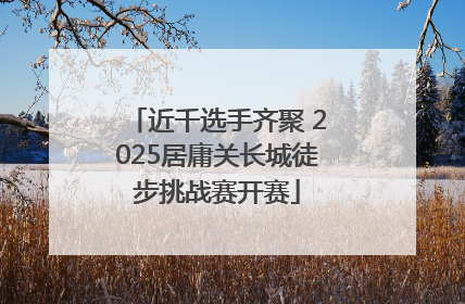 近千选手齐聚 2025居庸关长城徒步挑战赛开赛