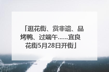 逛花街、赏非遗、品烤鸭、过端午……宜良花街5月28日开街