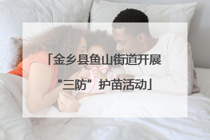 金乡县鱼山街道开展“三防”护苗活动