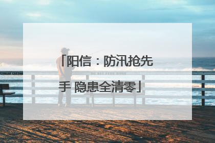 阳信：防汛抢先手 隐患全清零