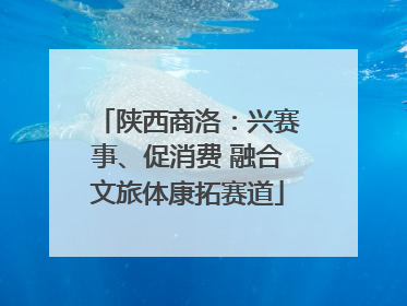 陕西商洛：兴赛事、促消费 融合文旅体康拓赛道