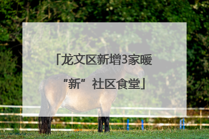 龙文区新增3家暖“新”社区食堂