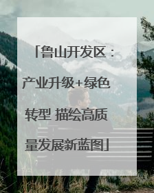鲁山开发区：产业升级+绿色转型 描绘高质量发展新蓝图