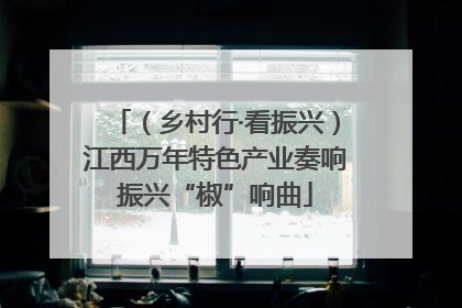 （乡村行·看振兴）江西万年特色产业奏响振兴“椒”响曲