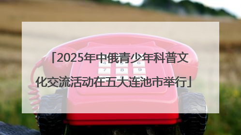 2025年中俄青少年科普文化交流活动在五大连池市举行