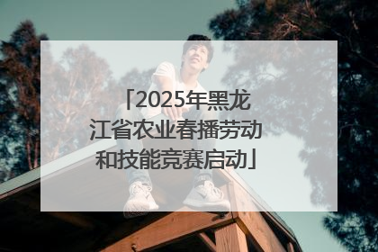 2025年黑龙江省农业春播劳动和技能竞赛启动